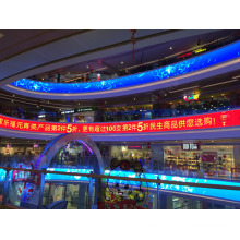 Banner LED display for shopping mall